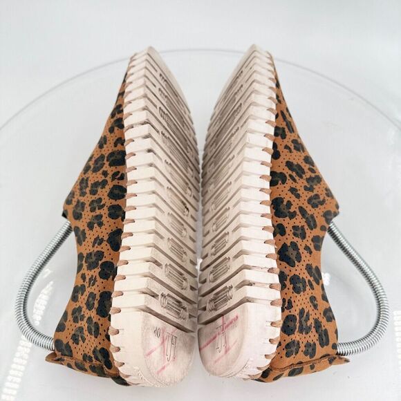 Ilse Jacobsen Women Tulip Flat Size 40 10 Slip On Shoe Brown Perforated Fabric - Picture 9 of 14